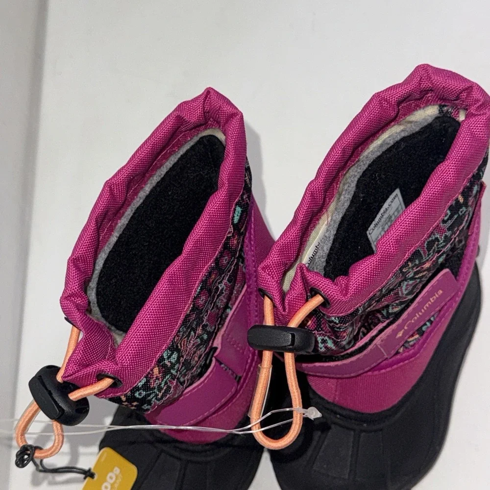 Columbia Girls' Baby Toddler Youth Powderbug Plus II-K Snow Boots Size 6